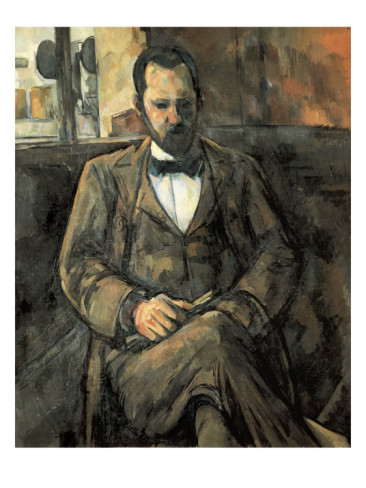 Portrait of Ambroise Vollard - Paul Cezanne Painting